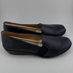 Life Stride Navy Isabelle loafers with shock absorber size 7.5 new in box